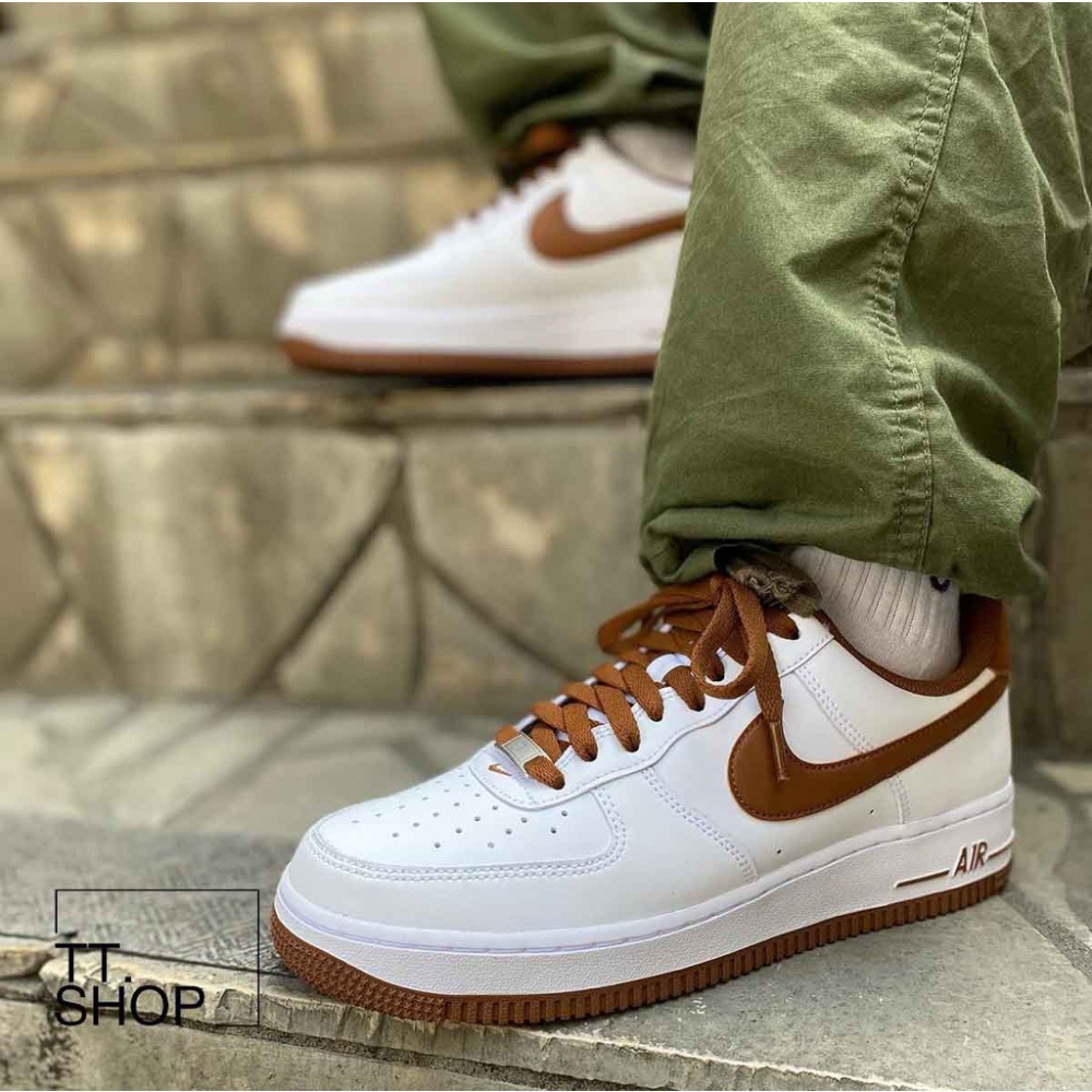 Nike Air Force 1 07 Low Pecan 白棕 摩卡 巧克力 DH7561-100-細節圖2