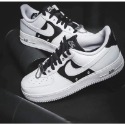 Nike Air Force 1 Low 白黑 銀扣 休閒板鞋 男女款 DA8571-100-規格圖7