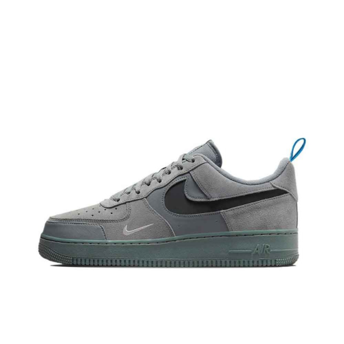 Nike Air Force 1 Low 灰黑藍 絨面皮 休閒鞋 DO6709-002