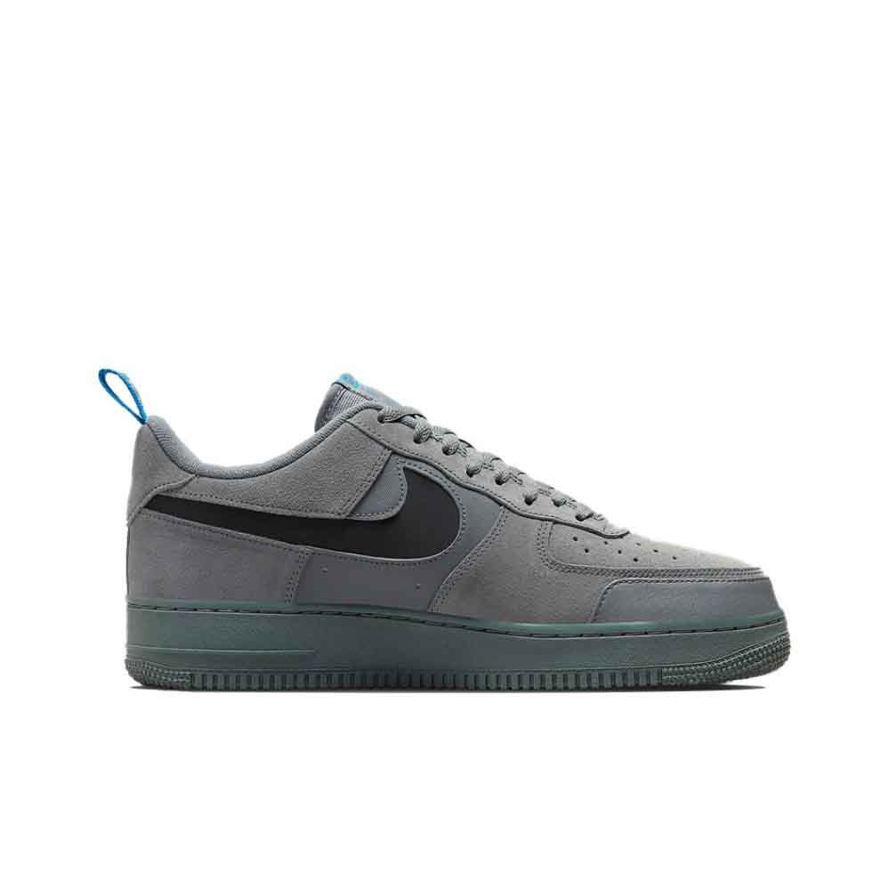 Nike Air Force 1 Low 灰黑藍 絨面皮 休閒鞋 DO6709-002-細節圖2