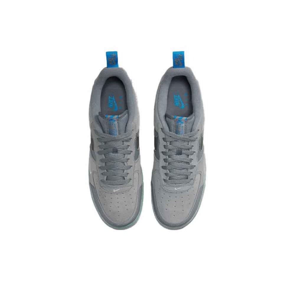 Nike Air Force 1 Low 灰黑藍 絨面皮 休閒鞋 DO6709-002-細節圖4