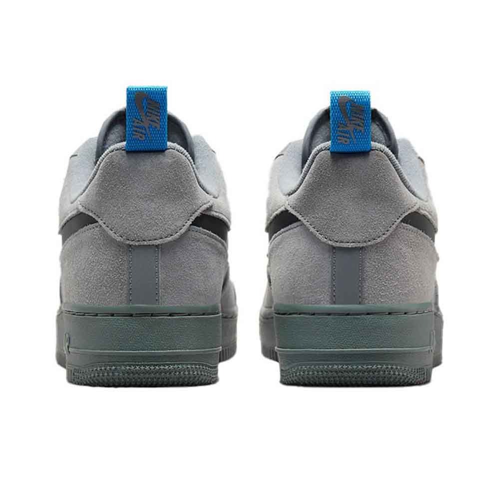 Nike Air Force 1 Low 灰黑藍 絨面皮 休閒鞋 DO6709-002-細節圖5