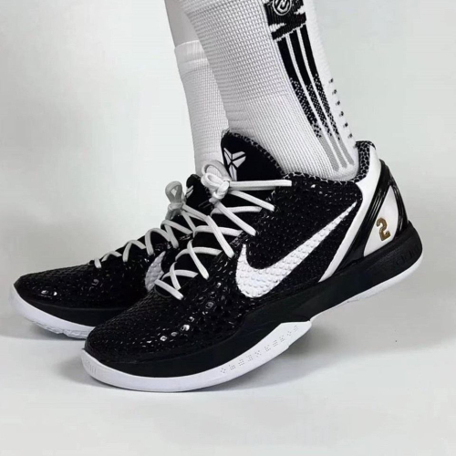 Kobe 6 Protro 黑白 ZK6 GiGi 曼巴基金會 科比6代 男子實戰籃球鞋 CW2190-002