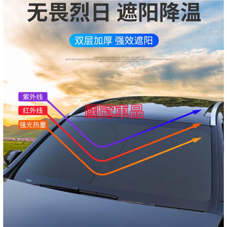 寶馬遮陽擋 前擋風玻璃遮光簾 BMW 3系 5系 7系 2系 1系 x1 X2 X3 X5 X6 X4 專用遮陽板-細節圖4