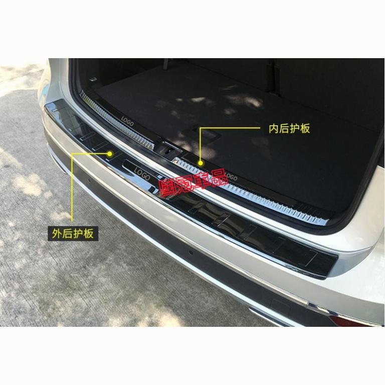 極致QX50門檻條 不鏽鋼迎賓踏板 後護板 防撞條 16-23款QX50專用門檻條 防刮耐磨防刮踏板-細節圖8
