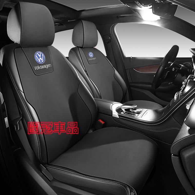 福斯坐墊 VW GOlf Tiguan TOuran POlo troc T-Cross troc 翻毛皮馬鞍墊座椅墊-細節圖7