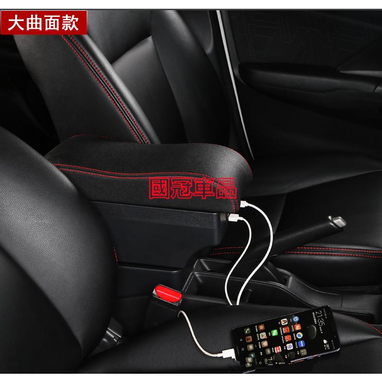 福特 Ford ECOSPORT 專用 中央扶手 扶手箱免打孔 雙層置物空間 升高 置杯 杯架 功能-細節圖2