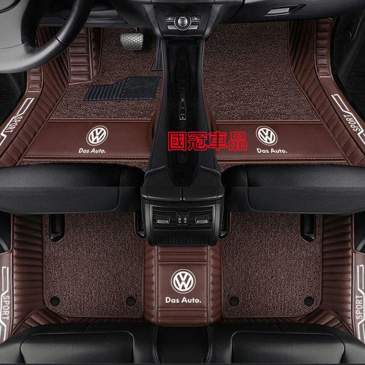 福斯腳踏墊 高端包門檻腳墊 GOlf Tiguan TOuran POlo  BEetle 全包圍防水防滑耐磨專用腳墊-細節圖2