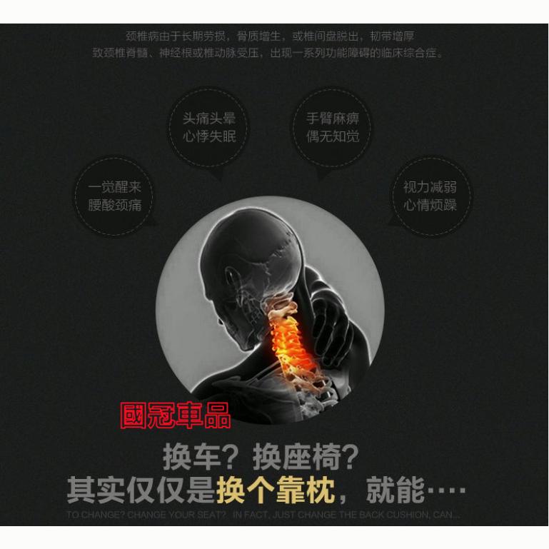 奧迪頭枕腰靠墊 護頸枕 專屬車標A1 A4 A3 A5 A6 A7 A8 Q5 Q2 Q3 Q7 S3 S4四季通用靠枕-細節圖7