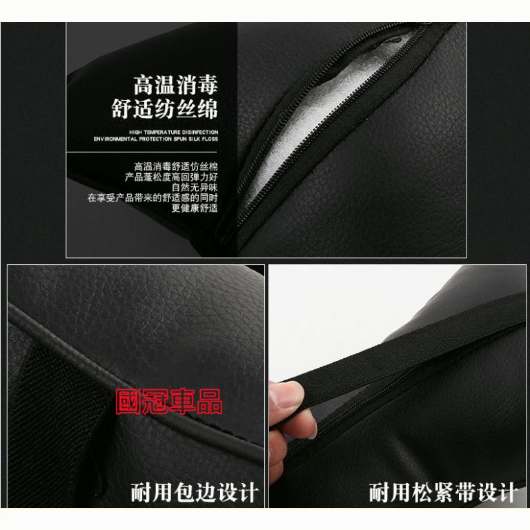 奧迪頭枕腰靠墊 護頸枕 專屬車標A1 A4 A3 A5 A6 A7 A8 Q5 Q2 Q3 Q7 S3 S4四季通用靠枕-細節圖9