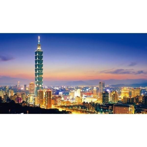 HC - 台灣製優質拼圖2000片-看見台灣系列 繁華的台北都會夜景 2000-19L