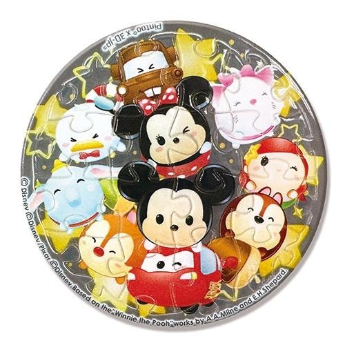 百耘圖 - HPD0116014 Disney Tsum Tsum (1)拼圖磁鐵16片-透明(圓)