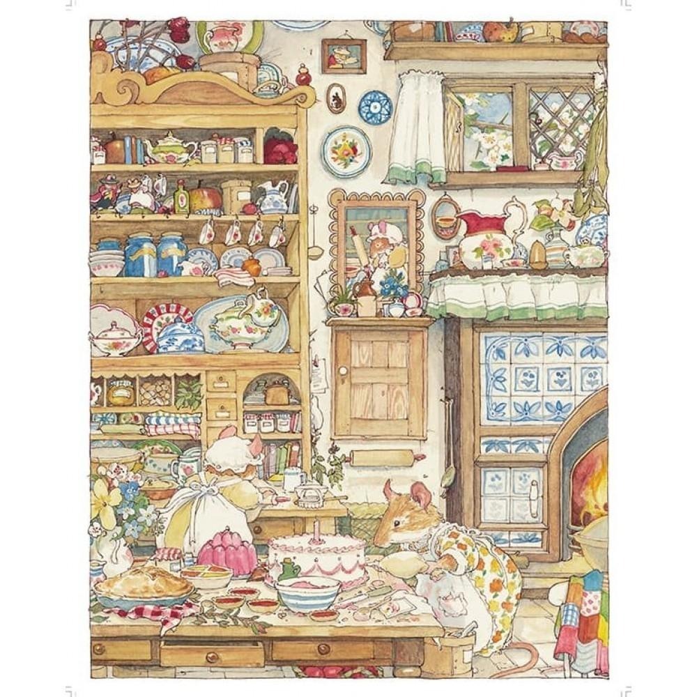 VOX-BRAMBLY HEDGE-PREPARING FOR THE PICNIC 900片拼圖VE1000-119-細節圖2