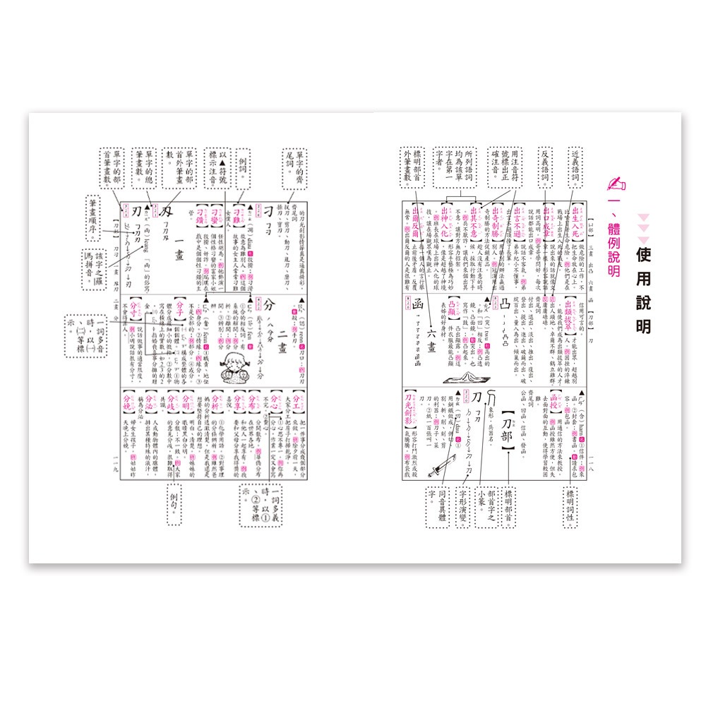 89 - 中文字典系列11-(50K)精編標準學生辭典 B5110-4-細節圖5