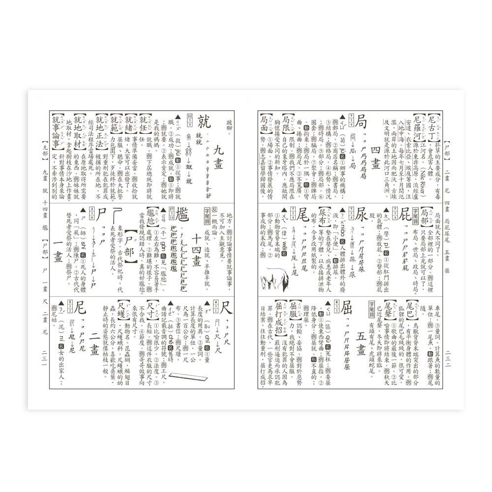 89 - 中文字典系列16-(50K)最新精編學生辭典 B5124-4-細節圖5