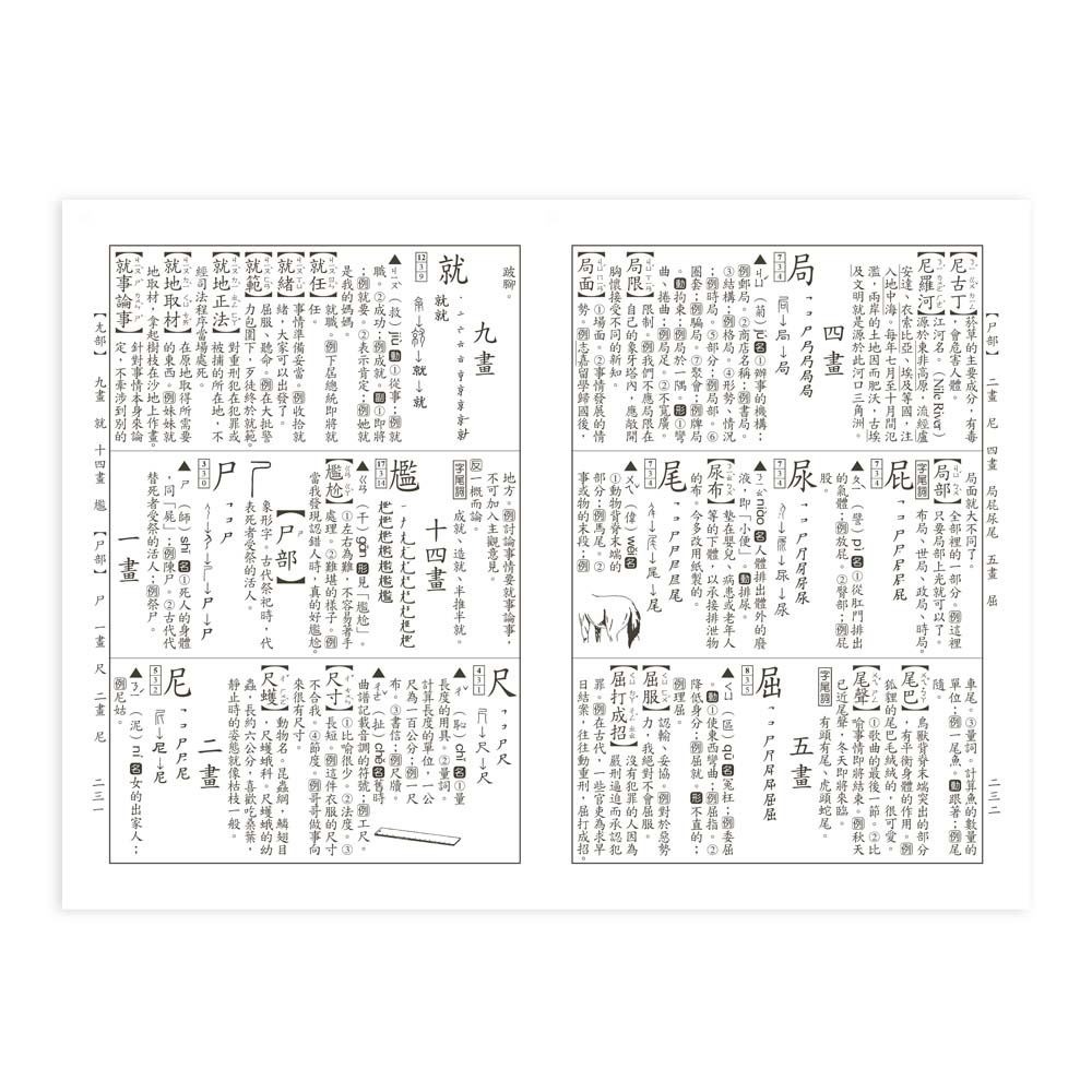 89 - 中文字典系列15-(32K)精編最新國語辭典 B5123-4-細節圖5