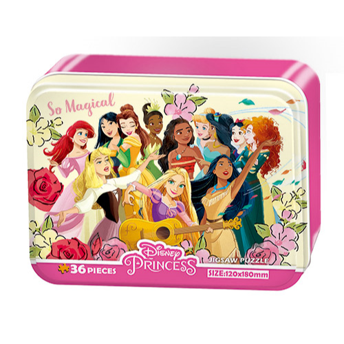百耘圖 - Disney Princess 公主鐵盒拼圖36片 HPD-BX036010-細節圖2