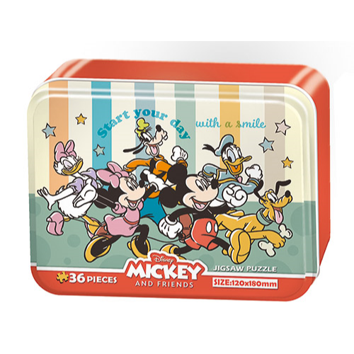 百耘圖 - Mickey Mouse & Friends米奇家族(2)鐵盒拼圖36片 HPD-BX036015-細節圖2