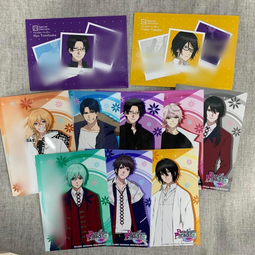 ［二手］Switch 限定版 Paradigm Paradox 典範悖論 附預約特典CD 特典CD 留言小卡 乙女遊戲-細節圖4