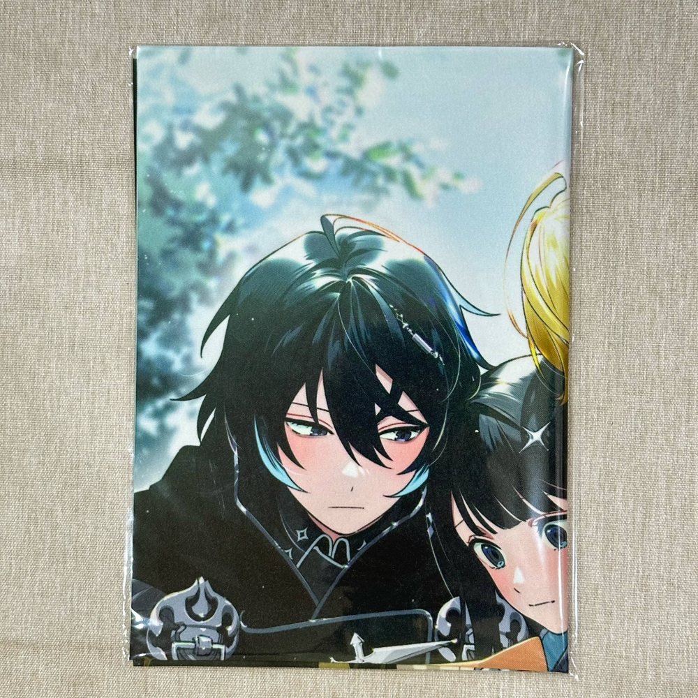 ［全新］OVER REQUIEMZ OZ オバレク ステラ特典 布海報 カイゼ クロード ユヒル オトメイト 乙女遊戲-細節圖2