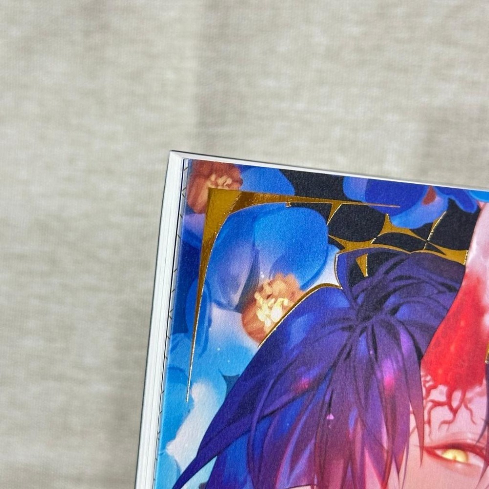 ［全新］親簽版 カズキヨネ 散華 畫集 畫冊 日文版 附親筆簽名 薄櫻鬼 薄桜鬼-細節圖2