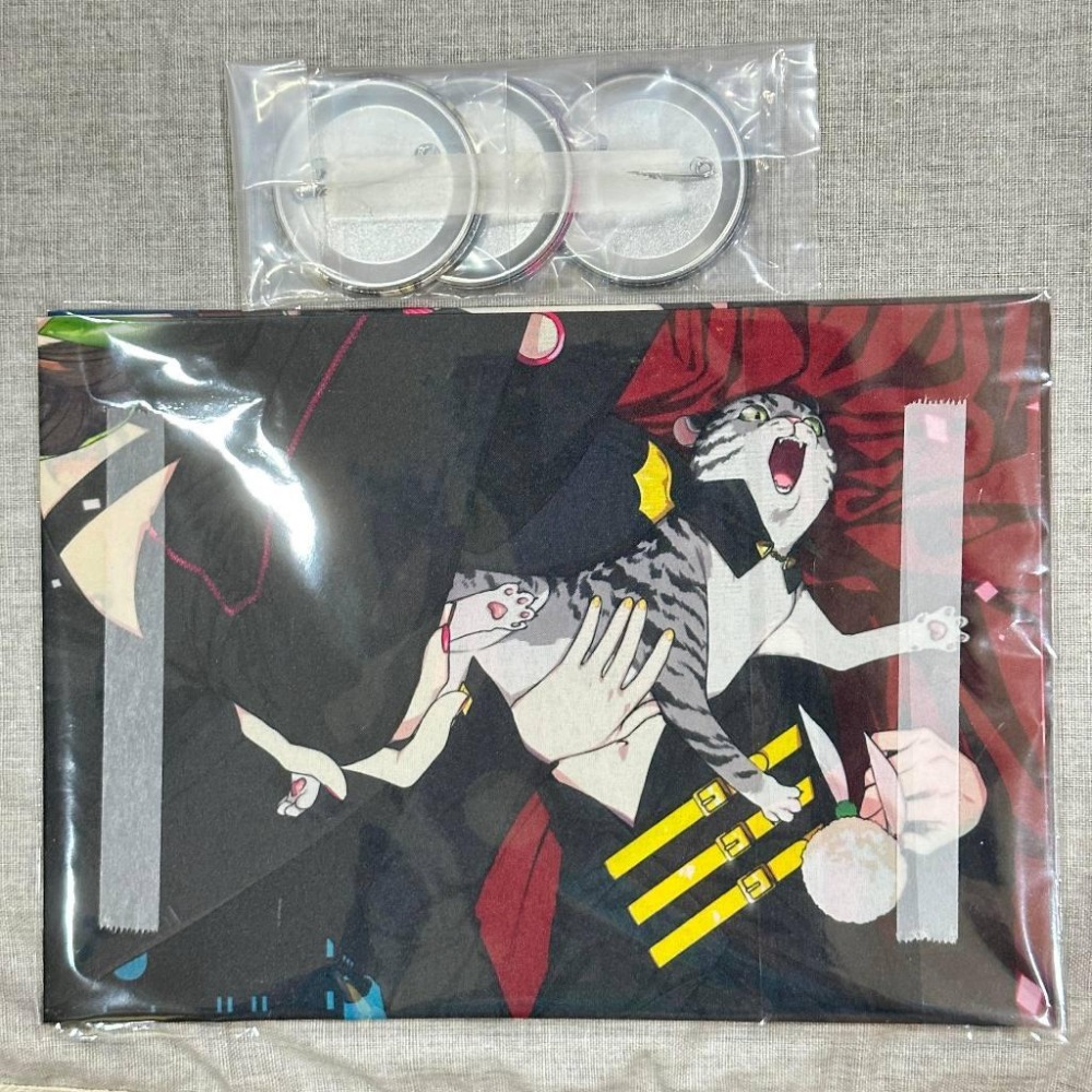 ［全新］BUSTAFELLOWS SEASON2 バスタフェロウズ 安利美特 アニメイト 布海報 徽章 乙女遊戲-細節圖2