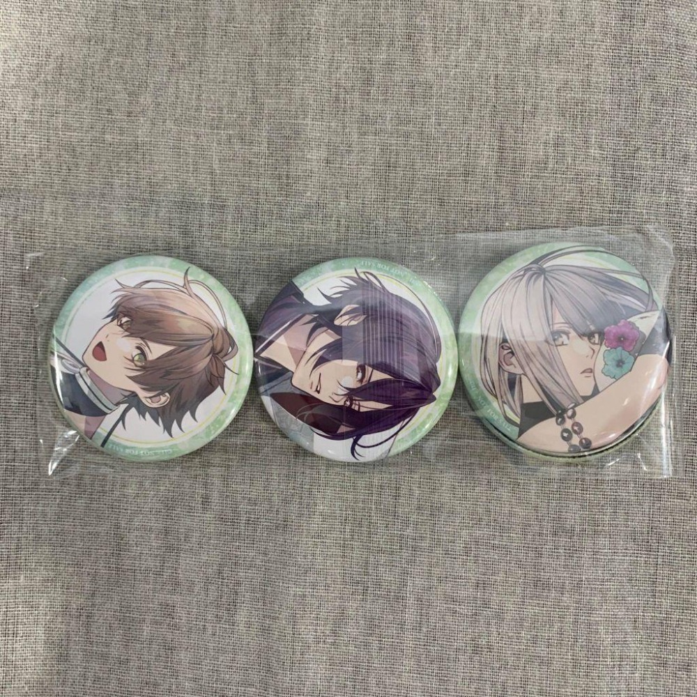 ［全新］Switch オランピアソワレ 奧林匹亞的晚宴 Nuit Blanche 特典徽章組 乙女遊戲 オトメイト-細節圖2