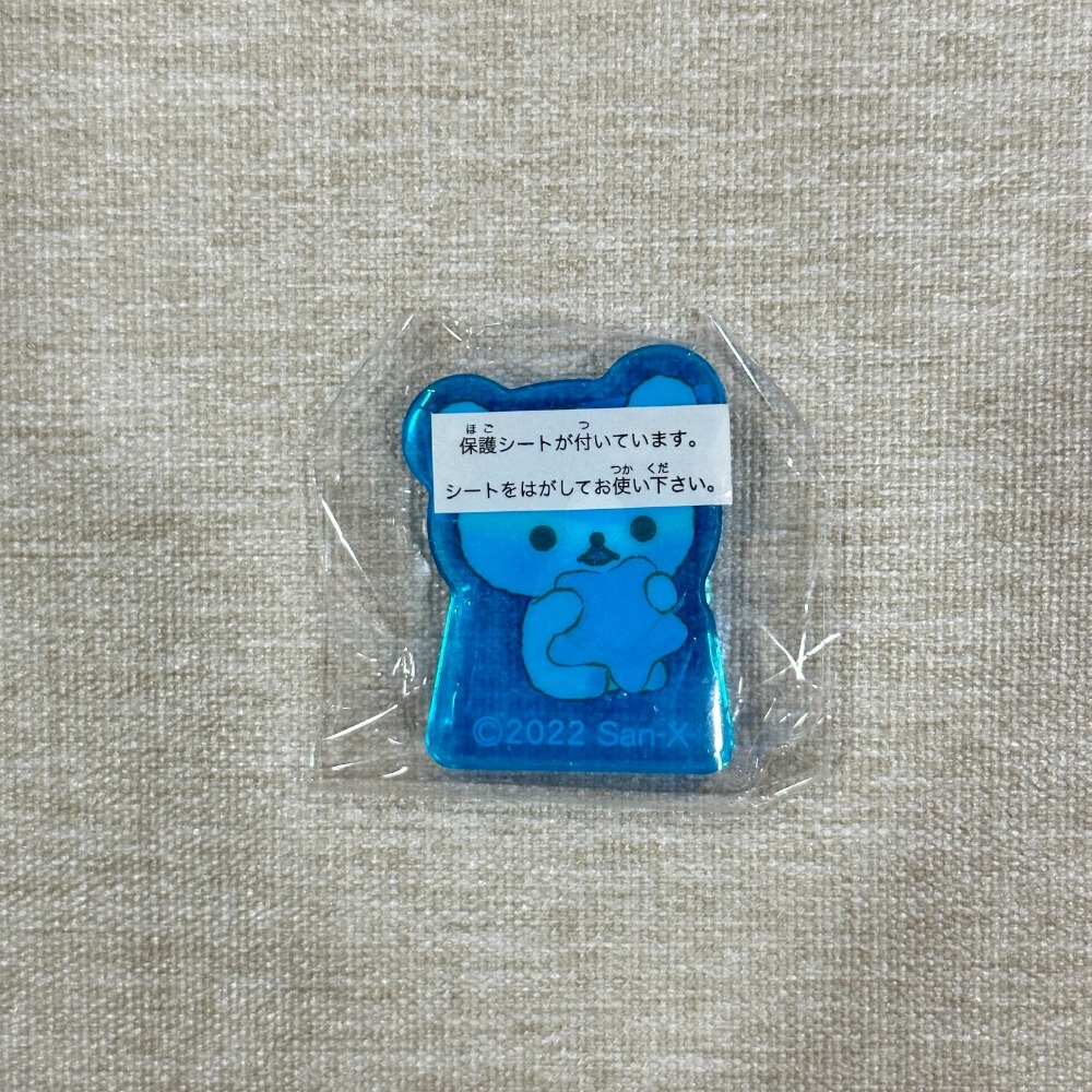 ［全新］小白熊 小黃雞 拉拉熊 懶熊 コリラックマ Korilakkuma 扭蛋 轉蛋 壓克力磚 壓克力立牌 San-X-規格圖5