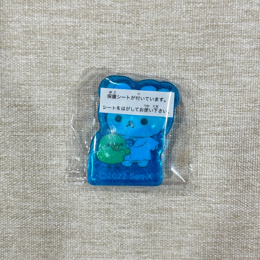 ［全新］小白熊 小黃雞 拉拉熊 懶熊 コリラックマ Korilakkuma 扭蛋 轉蛋 壓克力磚 壓克力立牌 San-X-規格圖5