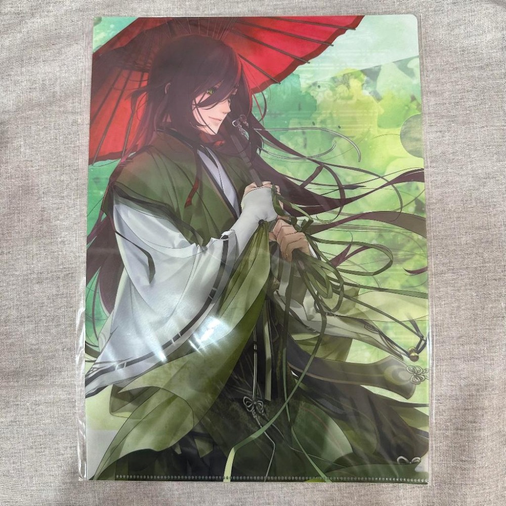 ［全新］剣が君 劍為君舞 螢 鈴懸 黑羽實彰 黒羽実彰 桜色の願い 宿雨の想い 水無月の誘い A4資料夾 乙女遊戲-細節圖2