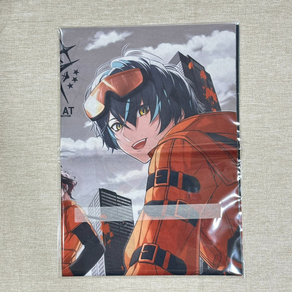 ［全新］Switch UN:LOGICAL アンロジカル 雅火 藍 奏壱 アニメイト 特典布海報 ブロッコリー 乙女遊戲-細節圖2