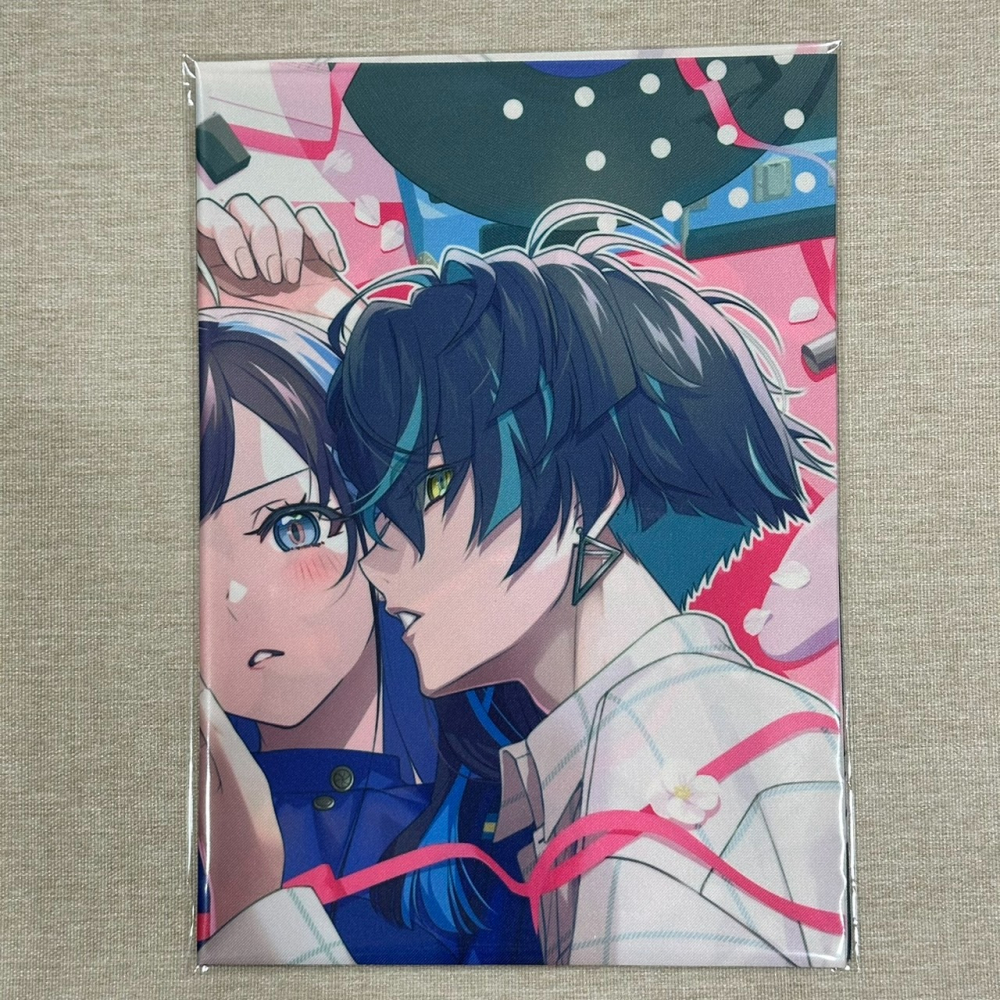 ［全新］Switch UN:LOGICAL アンロジカル 環無 戒 藍 ステラワース 特典布海報 ブロッコリー 乙女遊戲-細節圖2