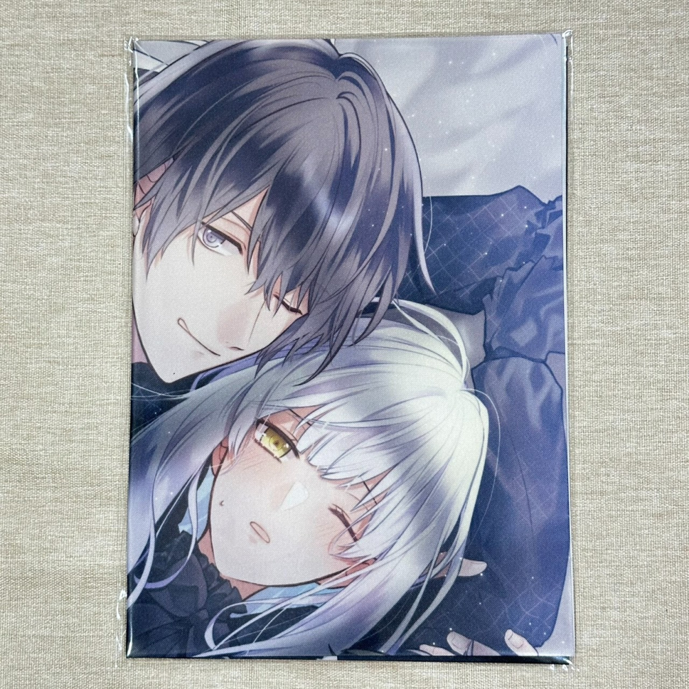 ［全新］Switch 闇色の魔珠 ステラセット フィン リカ キャル 布海報 徽章 乙女遊戲 Daisy2-細節圖2