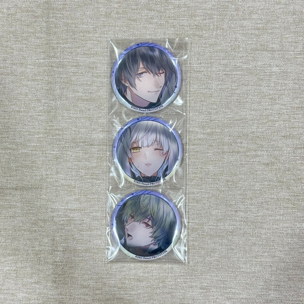 ［全新］Switch 闇色の魔珠 ステラセット フィン リカ キャル 布海報 徽章 乙女遊戲 Daisy2-細節圖3