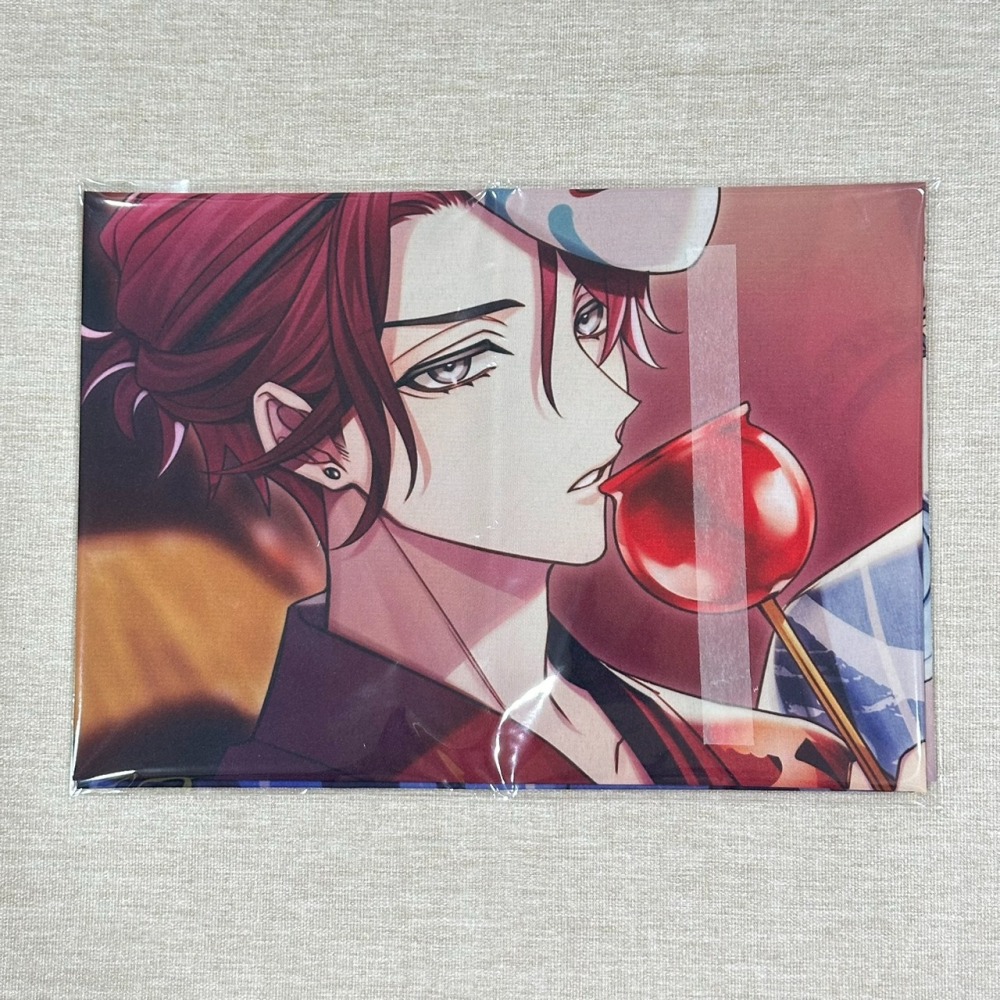 ［全新］Switch 花笑む彼と ＆ bloom ハナカレ花好似他 アニメイト B2布海報 MintLip 乙女遊戲-細節圖2