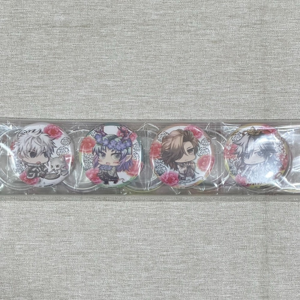 ［全新］Switch マツリカの炯 天命華燭伝 茉莉花之炯 Wondergoo特典 Q版 徽章 オトメイト 乙女遊戲-細節圖3