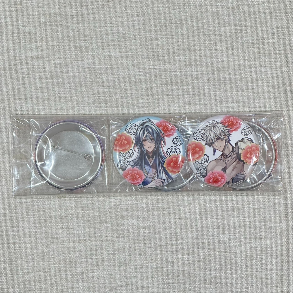 ［全新］Switch マツリカの炯 天命華燭伝 茉莉花之炯 FD WonderGOO特典 徽章 オトメイト 乙女遊戲-細節圖3