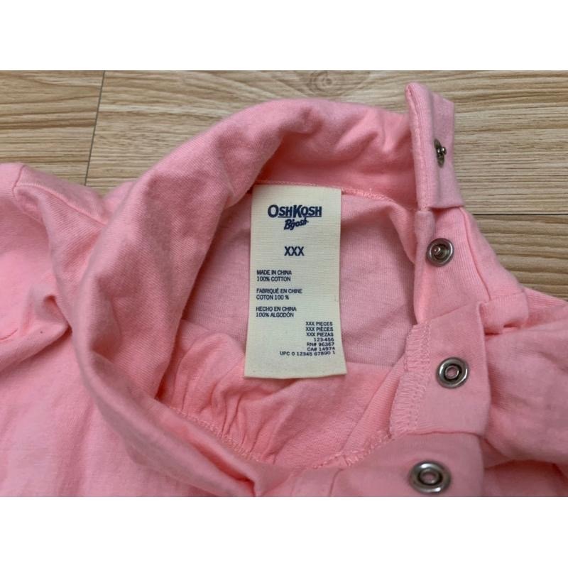 近全新 OshKosh  B’gosh 嬰兒寶寶幼兒 高領蝴蝶結包屁衣 12m 童裝-細節圖4