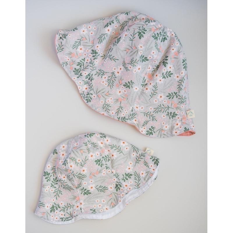 全新 紜朵工坊 草本花園 寶寶嬰兒髮帶漁夫帽彌月禮盒組 原價$1020-細節圖8