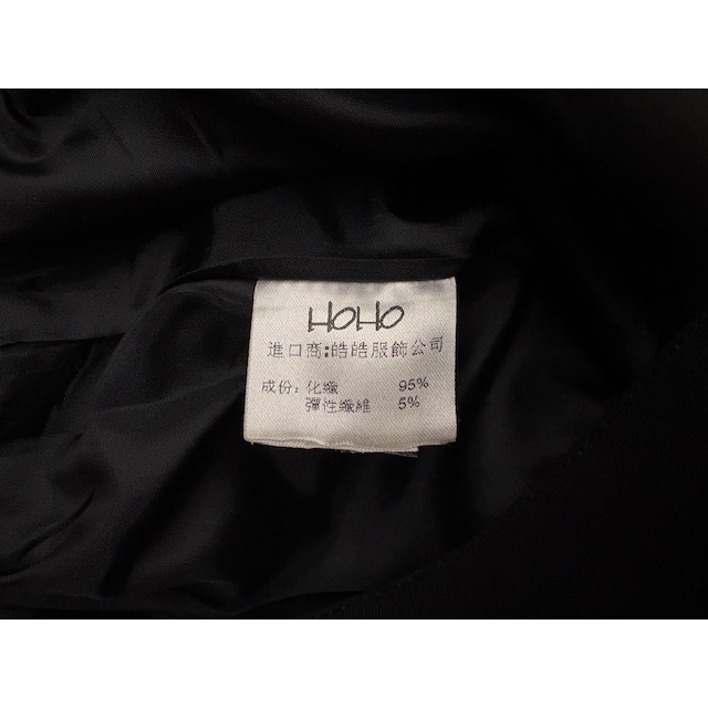 全新 專櫃 HOHO 拼接類似皮質感短裙 購入價$1580 吊牌未拆 類皮裙 圓裙-細節圖6