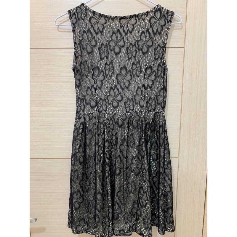 全新 Sassy 領珍珠織花蕾絲鏤空洋裝 吊牌未拆 原價$790-細節圖2