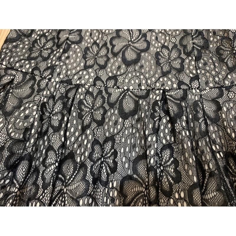 全新 Sassy 領珍珠織花蕾絲鏤空洋裝 吊牌未拆 原價$790-細節圖5