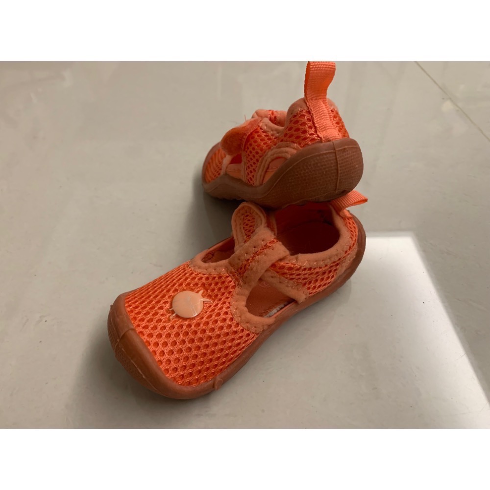 二手少穿保存良好 德國 Lassig 嬰幼兒童透氣快乾輕量沙灘涼鞋 23號 （約14.7公分）-細節圖2