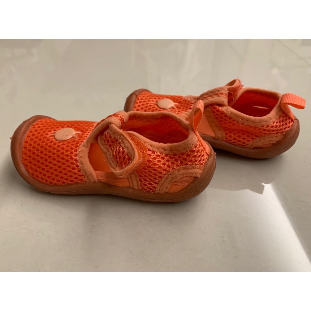 二手少穿保存良好 德國 Lassig 嬰幼兒童透氣快乾輕量沙灘涼鞋 23號 （約14.7公分）-細節圖3