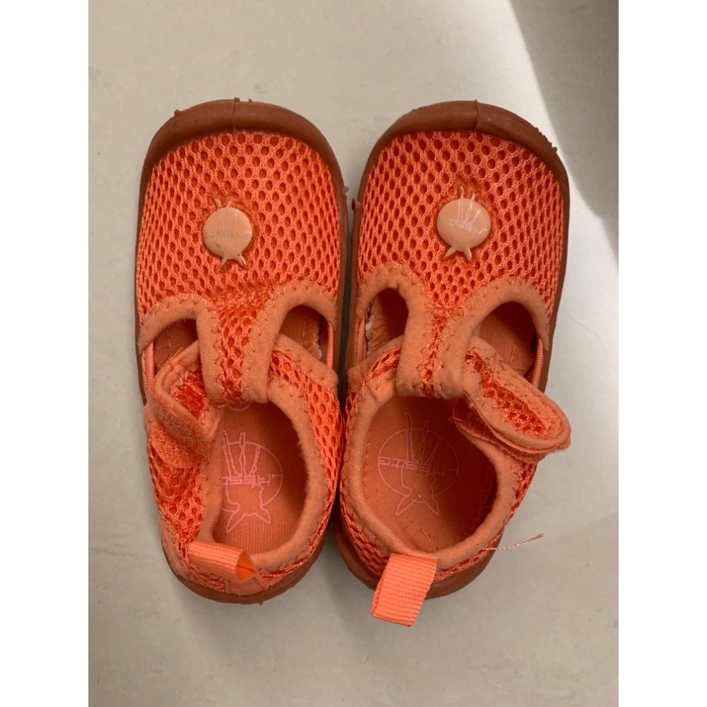 二手少穿保存良好 德國 Lassig 嬰幼兒童透氣快乾輕量沙灘涼鞋 23號 （約14.7公分）-細節圖4