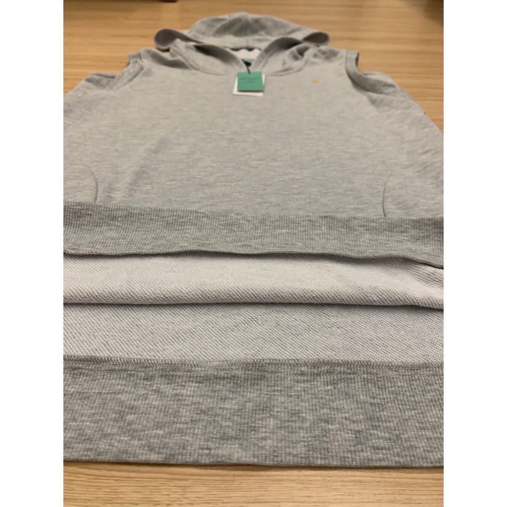 全新 epanouir 愛心刺繡毛圈休閒連帽長版上衣 帽T 原價$2280 吊牌未拆-細節圖6