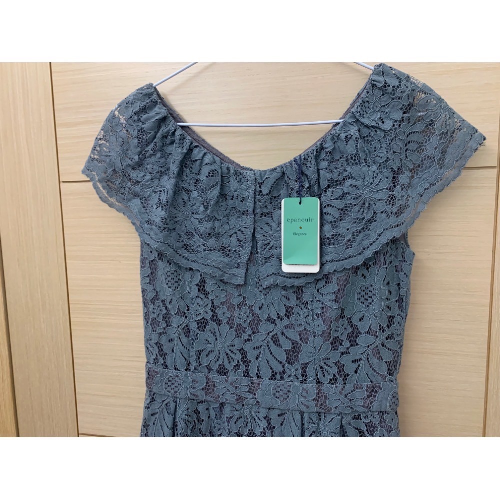 全新 epanouir 氣質鏤空蕾絲雕花洋裝 原價$2980-細節圖3