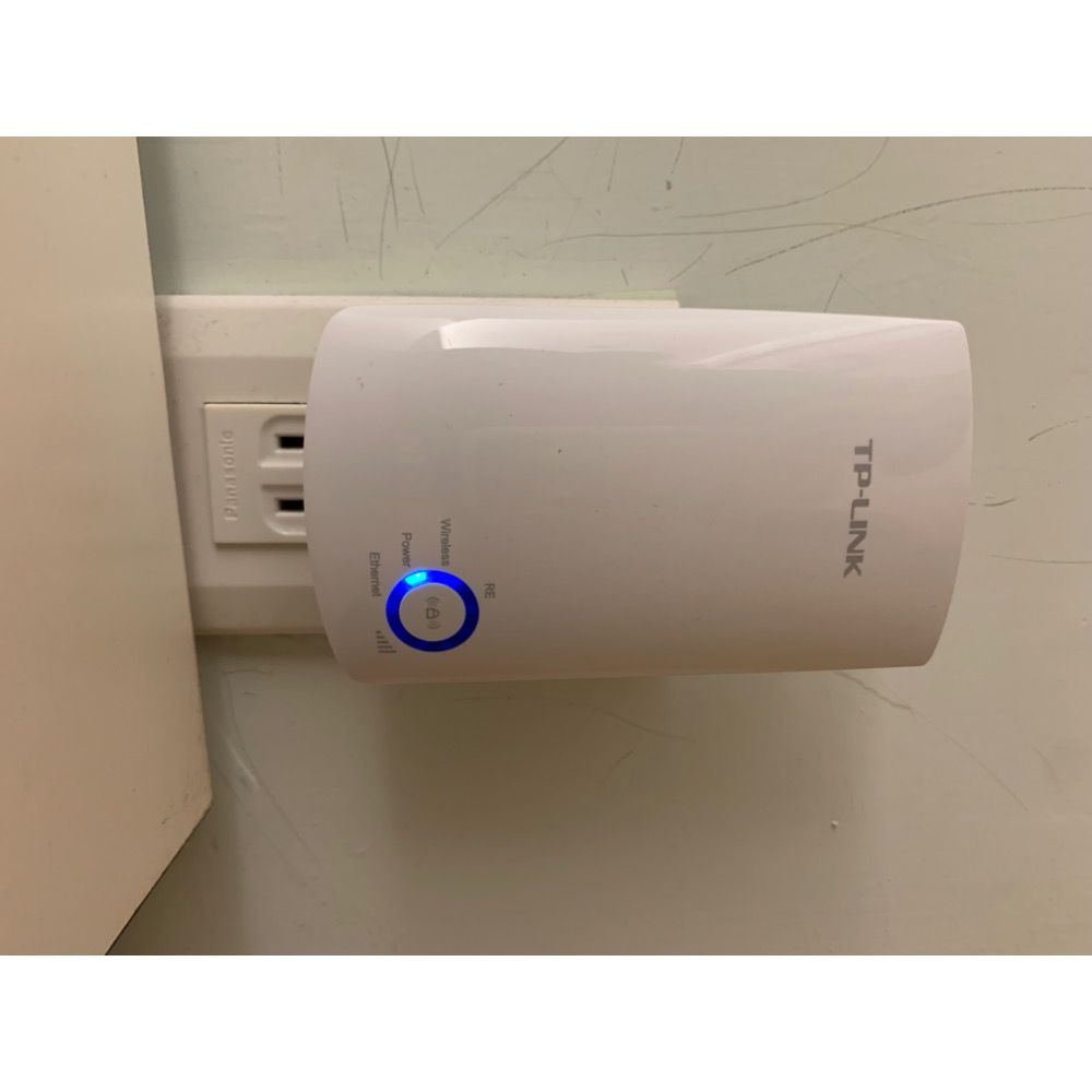 二手很新 TP-LINK TL-WA850RE 300Mbps 萬能 WiFi 訊號加強範圍擴展器 訊號延伸器-細節圖9