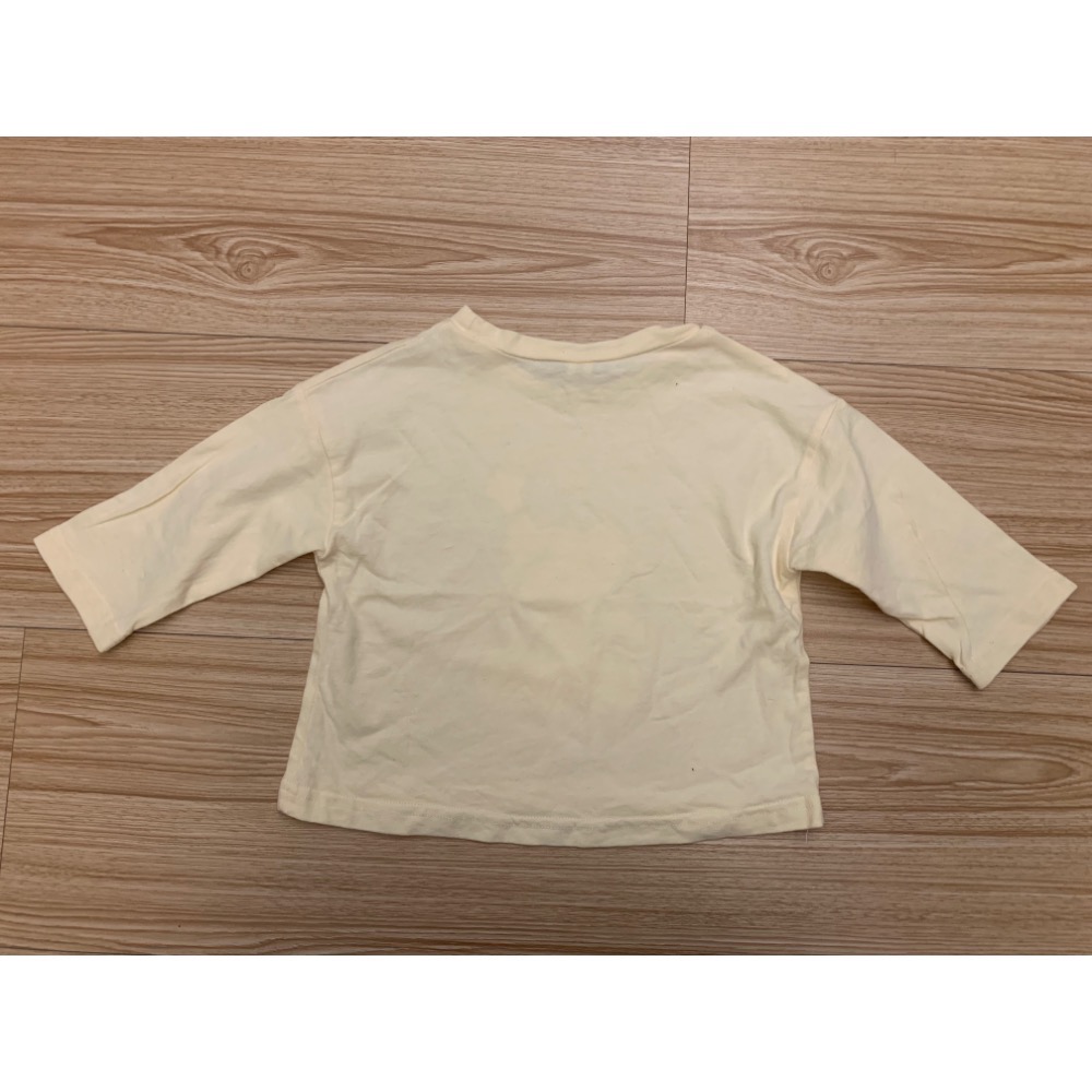 全新 兒童幼兒寶寶卡通印花落肩休閒上衣 T恤 80cm 童裝-細節圖4
