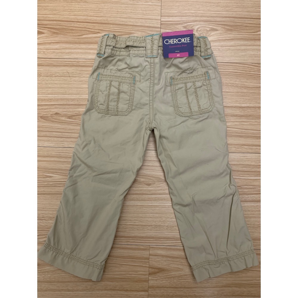 全新 CHEROKEE 幼兒寶寶兒童休閒寬鬆口袋工作褲 長褲 寬褲 2T 童裝-細節圖5